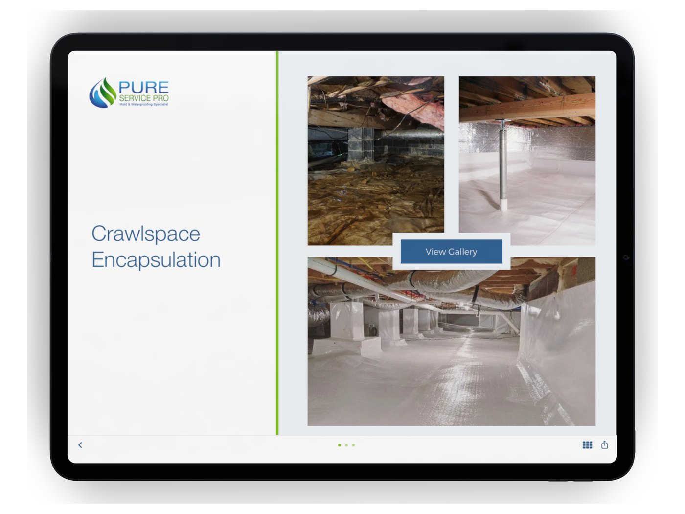 Crawlspace encapsulation
